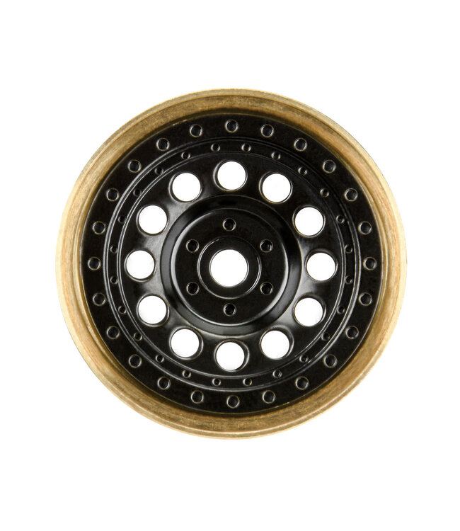 Proline 1/24 Rock Shooter Brass F/R 1.0 7mm Wheel (2) Black PRO281200