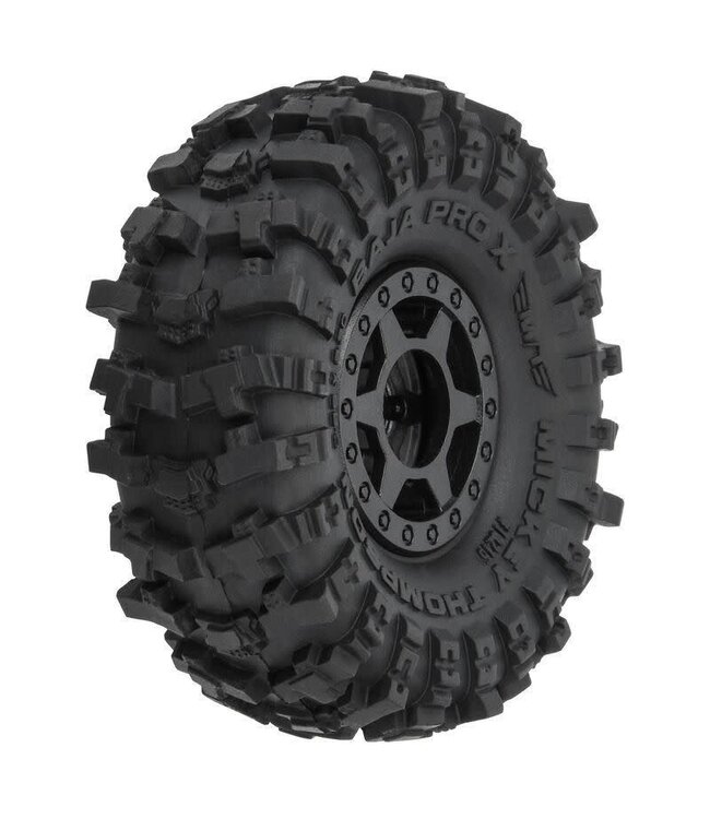 Proline 1/24 MT Baja Pro X F/R 1.0 Tires MTD 7mm Black (4) PRO1021510