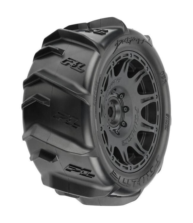 Proline Dumont Sand/Snow 5.7 Tires MTD Removable Hex Black Raid (2) PRO1020211