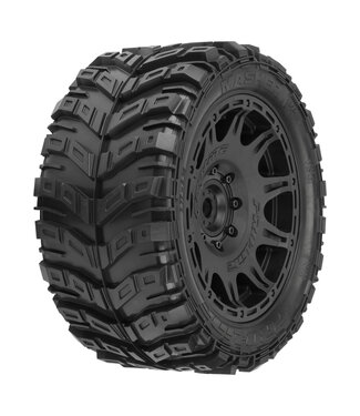 Proline RC Proline 1/6 Masher X HP BELTED Front/Rear 5.7' Tires MTD 24mm Black on Raid (2) PRO1017611