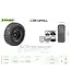 CR-UPHILL 1/18 - 1/24 Crawler Tires Super Soft  Black 1.0' Wheels with Hex 7mm L-3369VB