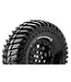 CR-ARDENT 1/10 Crawler Tire Mounted Super Soft Black 1.9 Wheels with Hex 12mm L-T3232VB