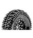 CR-CHAMP (Class1) 1/10 Crawler Tire Mounted Super Soft Black 1.9 Wheels with Hex 12mm L-T3345VB