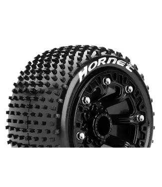 Louise RC ST-HORNET 1/16 Tires Mounted on Black 2.2' Wheels with Hex 12MM L-T3172SB
