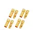 RevTec Bullit Connectors 3.5mm Gold Plated Male + Female - 4 pairs - GF-1000-002