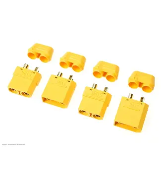 RevTec Connector XT-90 - Gold Plated - Male + Female - 2 pairs GF-1053-001