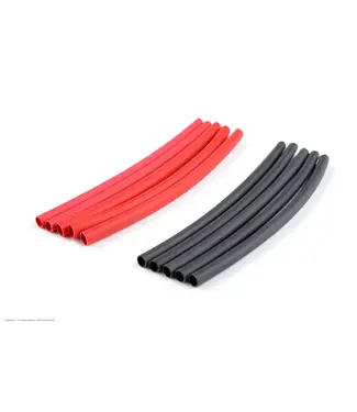 RevTec Shrink Tubing - 2.4mm - Red + Black - 10 pcs GF-1460-001