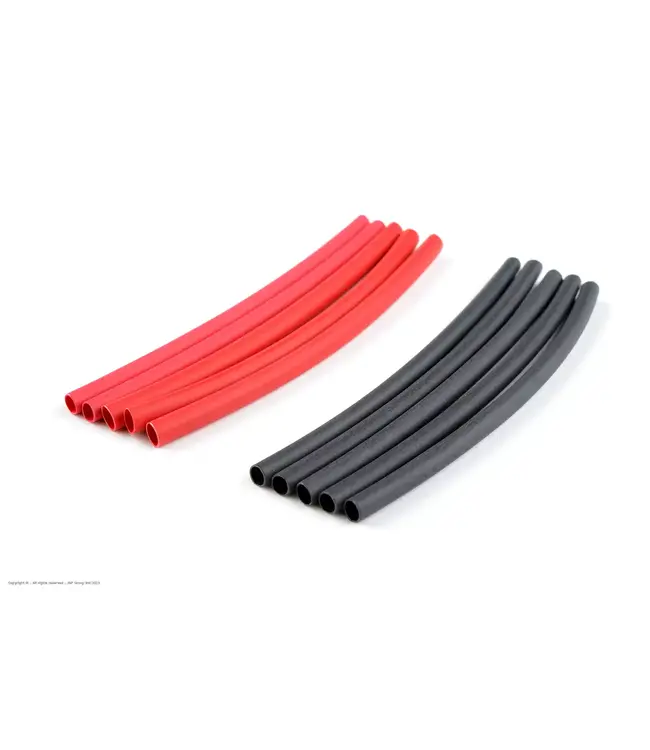 Shrink Tubing - 2.4mm - Red + Black - 10 pcs GF-1460-001