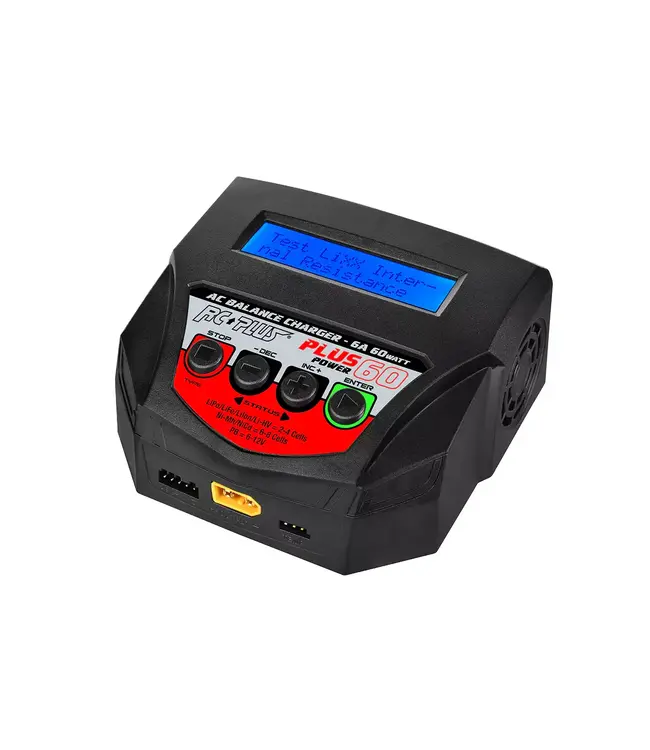 Power Plus Single 60 Charger AC-DC  60Watt MAX. 4S LiPo/NiMH RC-CHA-215