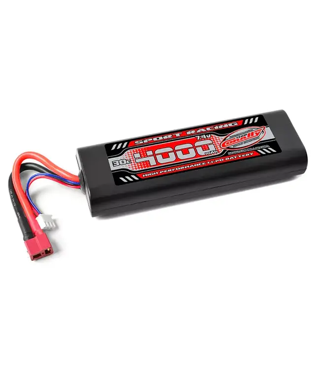 Corally Sport Racing - 2S - 4000MAH - T-Plug - 7.4V - 50C - LIPO - C-49024-D