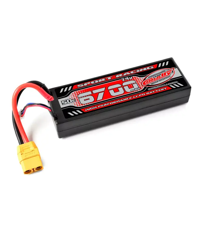 Corally Sport Racing - 2S - 6700MAH - XT90- 7.4V - 50C - LIPO - C-49126-X