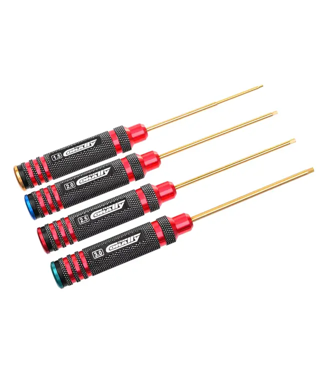 Team Corally - Pro Hex Tool Set - Ti-Ni Coated - 1.5 / 2.0 / 2.5 / 3.0 mm - C-16185