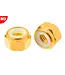 Corally Team Corally - Aluminium Nylstop Nut - M3 - Gold - 10 pcs C-3106-30-0