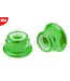 Corally Team Corally - Aluminium Nylstop Nut Flanged - M4 - Green - 10 pcs C-3107-40-1