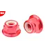 Corally Team Corally - Aluminium Nylstop Nut Flanged - M4 - Red - 10 pcs C-3107-40-5