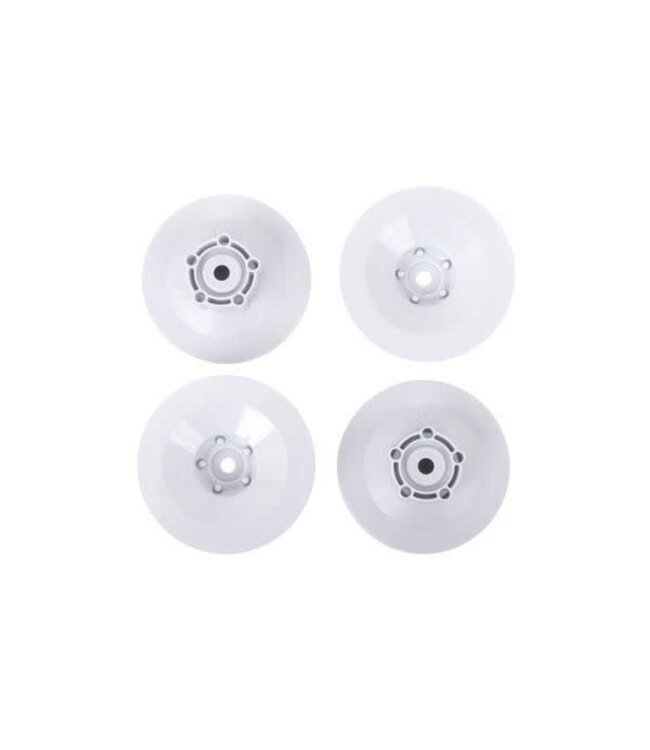 Wheel discs (white) (4) TRX10457-WHT