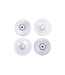 Traxxas Wheel discs (white) (4) TRX10457-WHT