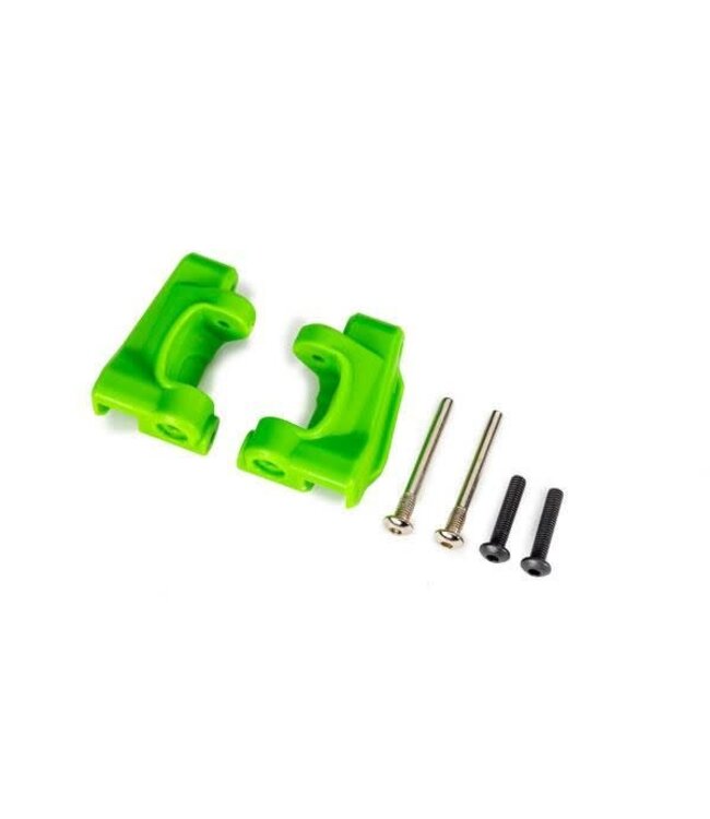 Caster blocks (c-hubs) extreme heavy duty green (left & right) with hardware (for use with #9182 upgrade kit) TRX9135-GRN