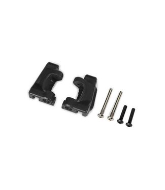 Traxxas Caster blocks (c-hubs) extreme heavy duty black (left & right) with hardware (for use with #9180 and 9181 upgrade kit) TRX9136