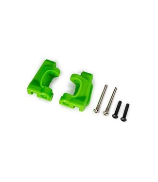 Traxxas Caster blocks (c-hubs) extreme heavy duty green (left & right) with hardware (for use with #9180 and 9181 upgrade kit) TRX9136-GRN