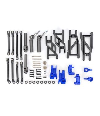 Traxxas Outer Driveline & Suspension Upgrade Kit Extreme Heavy Duty (blue) (fits Rustler or Stampede 2WD) TRX9180-BLUE