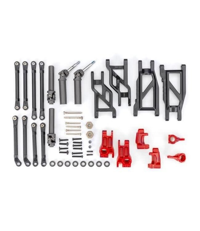 Outer Driveline & Suspension Upgrade Kit Extreme Heavy Duty (red) (fits Rustler or Stampede 2WD) TRX9180-RED