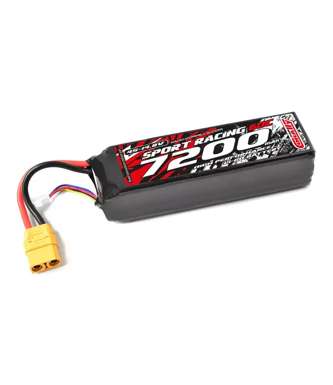 Team Corally - Sport Racing 60C - 7200Mah - 4S - 14,8V - XT-90 -Soft Case