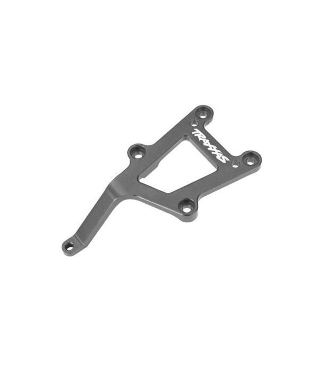 Chassis brace front 6061-T6 aluminum (gray-anodized) TRX8321-GRAY