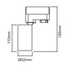 Picolo Switch - 3-Circuit - LED 9.5W - White Picolo Switch - 3-Circuit - LED 9.5W - White