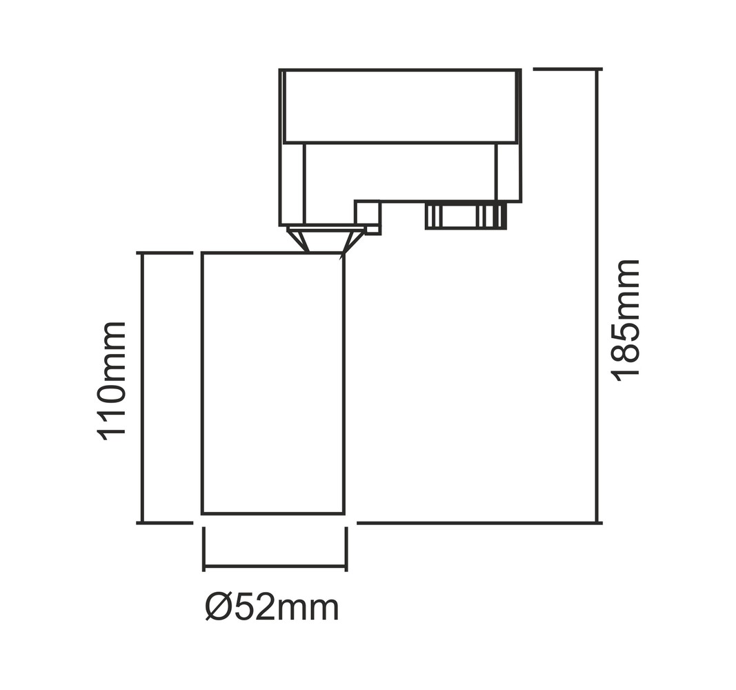 Picolo Switch - 3-Circuit - LED 9.5W - Black Picolo Switch - 3-Circuit - LED 9.5W - Black