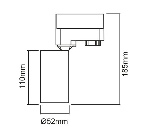 Picolo Switch - 3-Circuit - LED 9.5W - Black Picolo Switch - 3-Circuit - LED 9.5W - Black