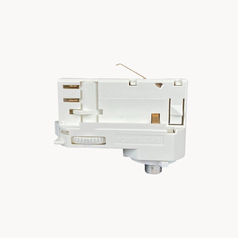 Quadra - 3-fase - Hanglamp adapter wit Quadra - 3-fase - Hanglamp adapter wit