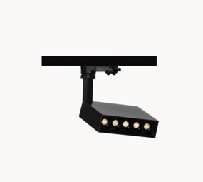 Nice railspot Wallwasher LED 20W  - Zwart