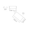 Pro Picolo V3 GU10 3-fase railspot wit Pro Picolo V3 GU10 3-fase railspot wit