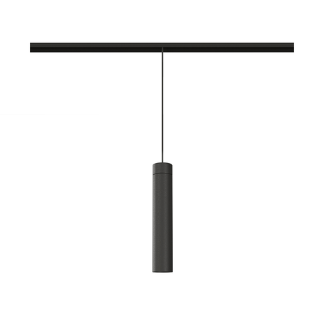 Qub Qub Line Magnet Schienensystem – 2 m – 3x Magnetische Railspot Single & 2x Pendelleuchte – Schwarz – Zigbee-kompatibel – Smart Lichtsystem