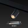 Qub Line Magnetic Rail - 3 Metres - 5x Railspot Single - Black - Zigbee - Smart lighting Qub Line Magnetic Rail - 3 Metres - 5x Railspot Single - Black - Zigbee - Smart lighting