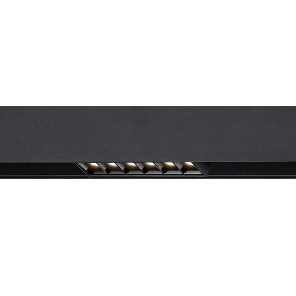 Qub Qub Line Magnet Schienensystem – 2 m – 2x Railspot Single & 2x Line Dots 6 – Schwarz – Zigbee-kompatibel – Smart Beleuchtungssystem