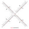 Qub Zoom 3-Phase LED Track Lighting Set - Black, X-Shape, 4 x 4 Metres, 16 Spots Qub Zoom 3-Phase LED Track Lighting Set - Black, X-Shape, 4 x 4 Metres, 16 Spots
