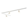 Qub Zoom 3-Phase LED Track Lighting Set - White, L-Shape, 2 Metres + 1 Metre, 3 Spots Qub Zoom 3-Phase LED Track Lighting Set - White, L-Shape, 2 Metres + 1 Metre, 3 Spots