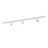 Qub Zoom 3-Phase LED Track Lighting Set I Shape - White, 3 Metres, 3 Spotlights Qub Zoom 3-Phase LED Track Lighting Set I Shape - White, 3 Metres, 3 Spotlights