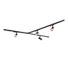 Qub Zoom 3-Phase LED Track Lighting Set - Black, T-Shape, 2 x 1 Metre + 2 Metres, 4 Spots Qub Zoom 3-Phase LED Track Lighting Set - Black, T-Shape, 2 x 1 Metre + 2 Metres, 4 Spots