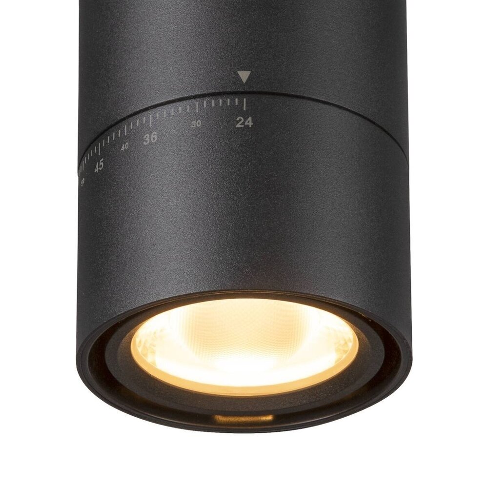 Qub Zoom 3-Phase LED Track Lighting Set - Black, T-Shape, 2 x 2 Metres + 4 Metres, 8 Spots