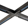 Qub Zoom 3-Phase LED Track Lighting Set - Black, X-Shape, 4 x 4 Metres, 16 Spots Qub Zoom 3-Phase LED Track Lighting Set - Black, X-Shape, 4 x 4 Metres, 16 Spots