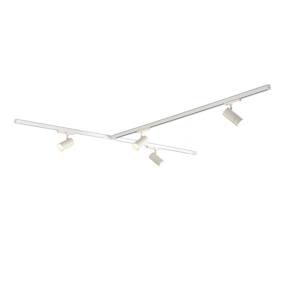 Qub Qub Zoom LED Schienensystem –  T-Form – 2x 100cm + 200cm  – 4x Spots – 3-Phasen – Deckenstrahler Weiß – Einstellbare Helligkeit 20W/25W/30W – Farbtemperatur 2700K/3000K/4000K (Warmweiß bis Tageslichtweiß) Qub Qub Zoom LED Schienensystem –  T-Form – 2x 100cm + 200cm  – 4x Spots – 3-Phasen – Deckenstrahler Weiß – Einstellbare Helligkeit 20W/25W/30W – Farbtemperatur 2700K/3000K/4000K (Warmweiß bis Tageslichtweiß)