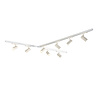 Qub Zoom 3-Phase LED Track Lighting Set - White, T-Shape, 2 x 2 Metres + 4 Metres, 8 Spots Qub Zoom 3-Phase LED Track Lighting Set - White, T-Shape, 2 x 2 Metres + 4 Metres, 8 Spots