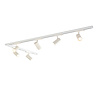 Qub Zoom 3-Phase LED Track Lighting Set - White, L-Shape, 2 x 4 Metres, 8 Spots Qub Zoom 3-Phase LED Track Lighting Set - White, L-Shape, 2 x 4 Metres, 8 Spots