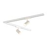Qub Zoom 3-Phase LED Track Lighting Set - White, L-Shape, 2 x 1 Metre, 2 Spots Qub Zoom 3-Phase LED Track Lighting Set - White, L-Shape, 2 x 1 Metre, 2 Spots