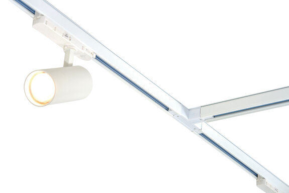 Qub T-koppelstuk 3-fase - Extern - Links - Wit