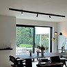 Qub Rail Magnétique Line - 3 Mètres - 3x Spot de Rail Simple + 2x Line Dots 6 - Noir - Zigbee - Éclairage Intelligent Qub Rail Magnétique Line - 3 Mètres - 3x Spot de Rail Simple + 2x Line Dots 6 - Noir - Zigbee - Éclairage Intelligent