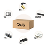 Qub Focus III - 1-circuit track lighting - GU10 - 300cm - I-shape - 3 spots - Track system- Gold Qub Focus III - 1-circuit track lighting - GU10 - 300cm - I-shape - 3 spots - Track system- Gold